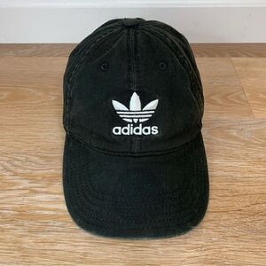 Adidas Vintage Unisex Black Adjustable Strapback Hat